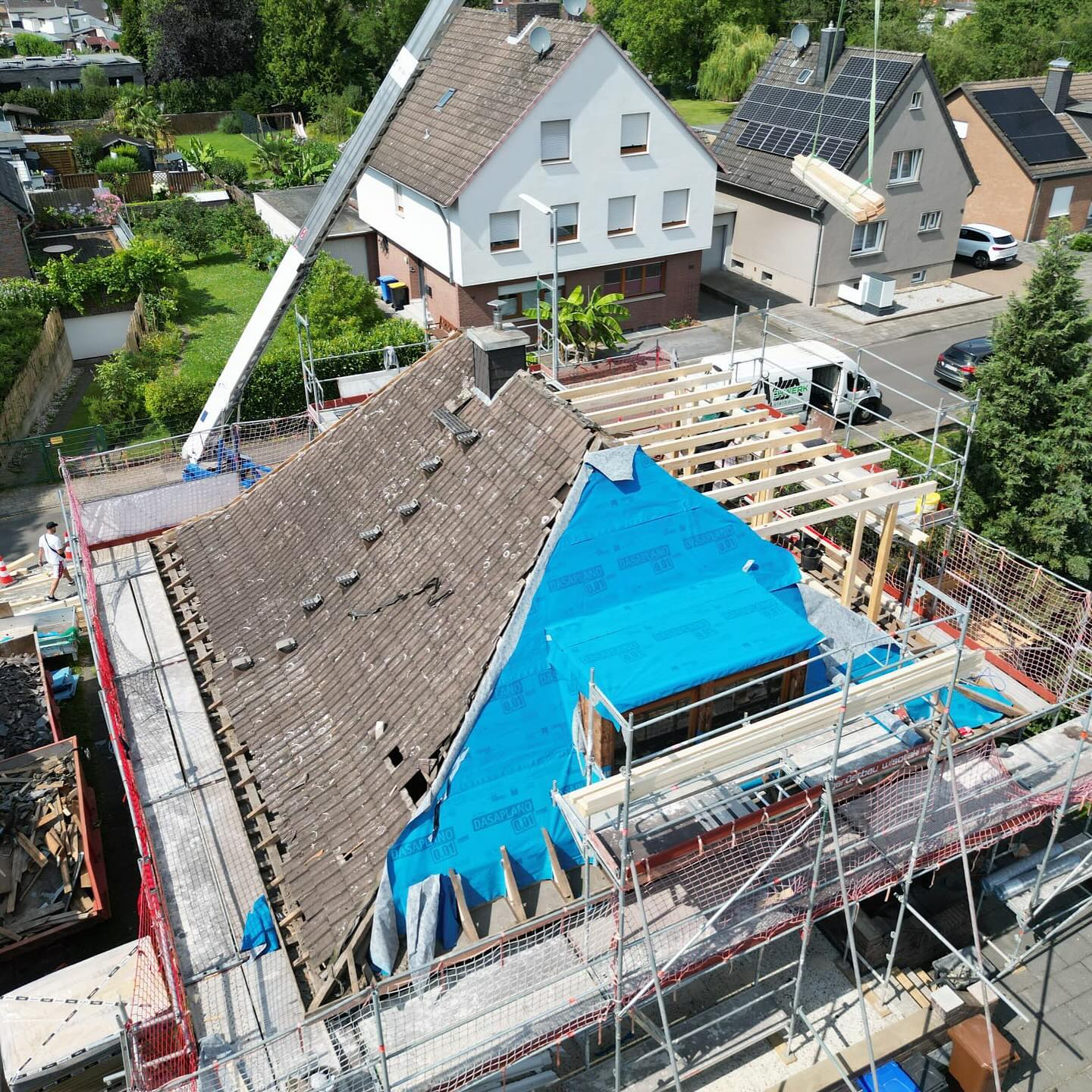 Energetische Steildachsanierung von Holzbau Prümmer